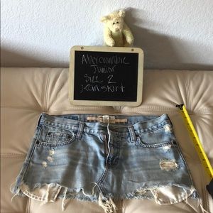 Abercrombie Denim Jean Skirt Junior